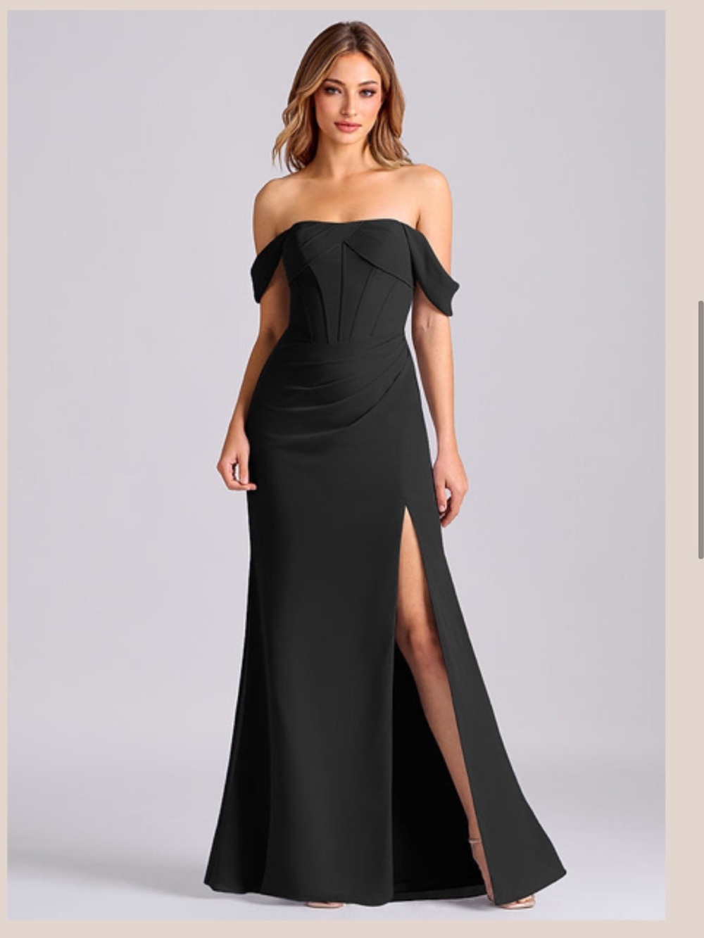 Azazie black dress